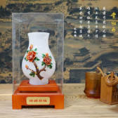 Glazed Peony Vase